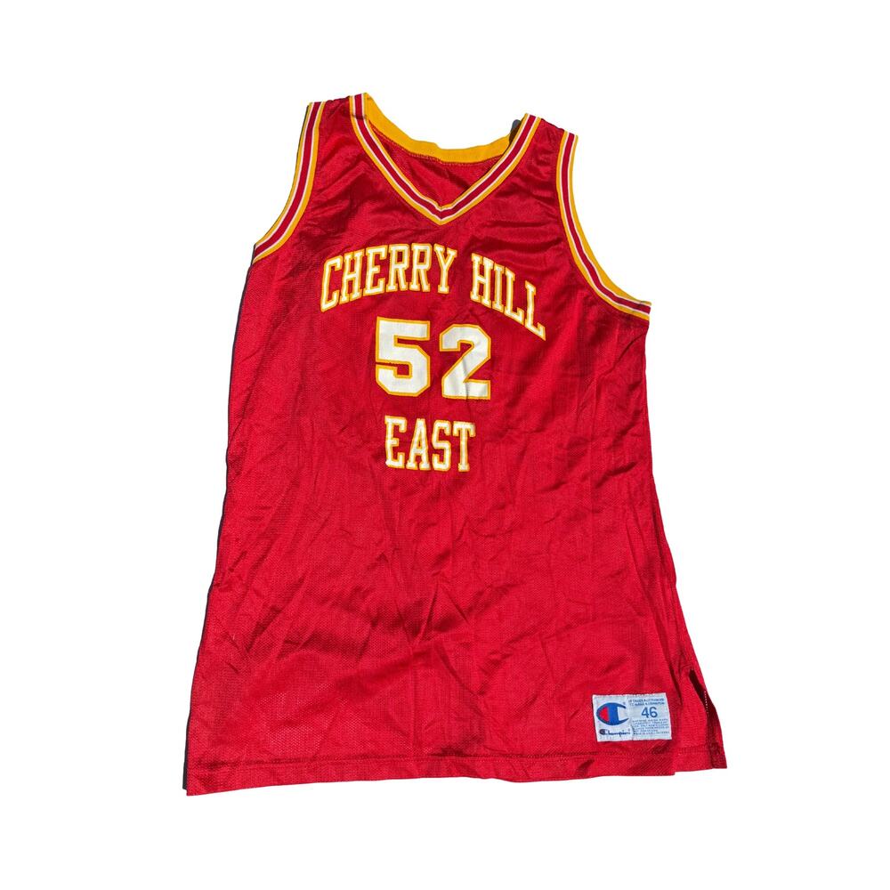 Vintage Champion Basketball Jersey Cherry Hill East size 46
